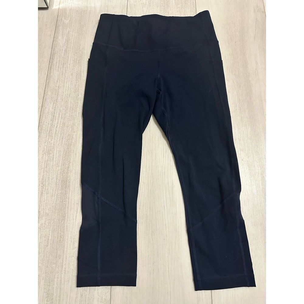 Lululemon Pace Rival High-Rise Crop 22" *No Zip - True Navy - Sz 8